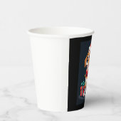 ビーグルクリスマス照明サンタビーグルドグクリスマスタ 紙コップ (右)