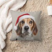 ビーグルクリスマス クッション (ブランケット)