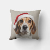 ビーグルクリスマス クッション (裏面)
