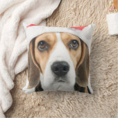 ビーグルクリスマス クッション (ブランケット)