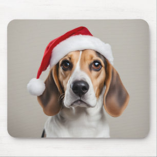 ビーグルクリスマス マウスパッド