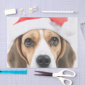 ビーグルクリスマス 薄葉紙 (クラフト)