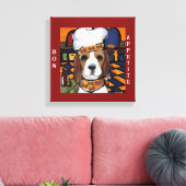 ビーグルシェフ キャンバスプリント (インサイチュ (リビング))