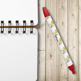 ビーグルスケッチ パーソナライズされた 黒ボールペン