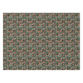 ビーグルスサンタハッツクリスマスホリデーフェスティバルショート テーブルクロス (正面(横))