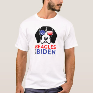 ビーグルス·フォー·バイデン氏 Tシャツ