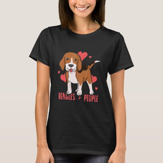ビーグルズピードッグビーグル Tシャツ (正面)