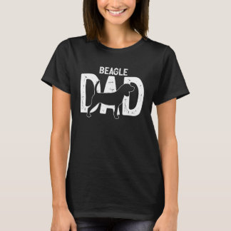 ビーグルドッグキュートパピーパパ父 Tシャツ