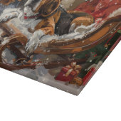 ビーグルドッグクリスマスフェスティバル カッティングボード (角)