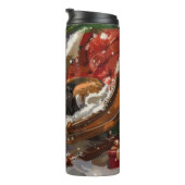 ビーグルドッグクリスマスフェスティバル タンブラー (回転右)