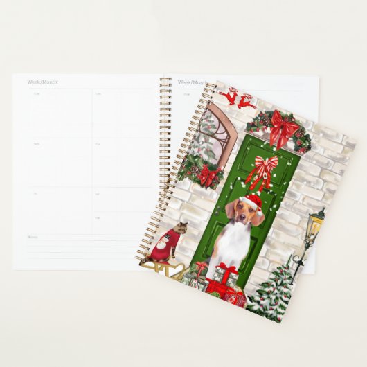 ビーグルドッグクリスマス プランナー手帳 (ディスプレー)