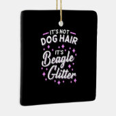 ビーグルドッググリッター セラミックオーナメント (右)