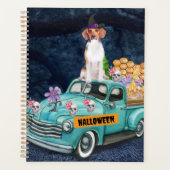 ビーグルドッグハロウィーントラック怖い夜 プランナー手帳 (正面)