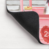 ビーグルドッグバレンタインデーキスをするス マウスパッド (コーナー)