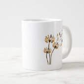 ビーグルドッグフラワーフライダンデリオン愛犬家 ジャンボコーヒーマグカップ (正面右)