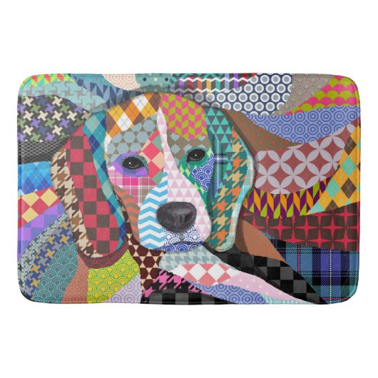 ビーグルドッグ161 バスマット (正面)