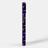 ビーグルハウンドドッグピンクブルーシルエットモノブラック Case-Mate iPhoneケース (裏面 / 右)