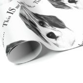 ビーグルハッピー顔;ハッピービーグル;不機嫌なビーグル ラッピングペーパー (ロールコーナー)