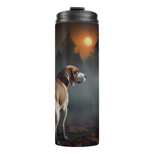 ビーグルハロウィーン怖い タンブラー (正面)