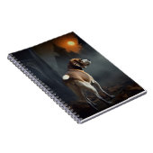 ビーグルハロウィーン怖い ノートブック (右側)