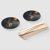 ビーグルハロウィーン怖い ハンドファン (組立なし)