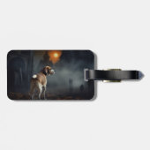 ビーグルハロウィーン怖い ラゲッジタグ (裏面横)