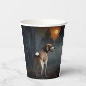 ビーグルハロウィーン怖い 紙コップ (裏面)