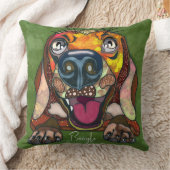 ビーグルハンド絵を描装飾用クッション クッション (ブランケット)