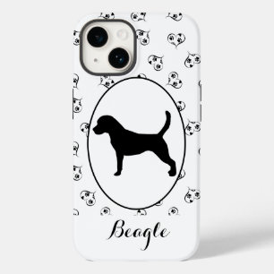 ビーグルハートとポープリント Case-Mate iPhone 14ケース
