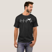 ビーグルハートビートビーグル Tシャツ (正面フル)