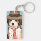 ビーグルパパ キーホルダー (裏面)