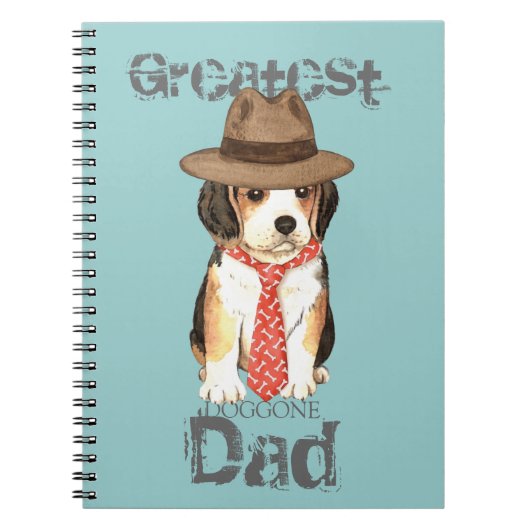ビーグルパパ ノートブック (正面)