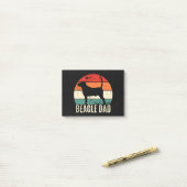 ビーグルパパ ポストイット (デスク上)