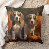 ビーグルパピーオータムデライトカボチャ クッション (ブランケット)