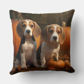 ビーグルパピーオータムデライトカボチャ クッション (裏面)