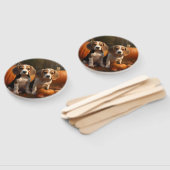 ビーグルパピーオータムデライトカボチャ ハンドファン (組立なし)