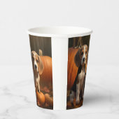 ビーグルパピーオータムデライトカボチャ 紙コップ (右)