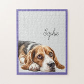 ビーグルパーソナライズされたジグソーパズル ジグソーパズル (縦)