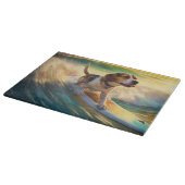 ビーグルビーチサーフィン絵画ズ カッティングボード (角)