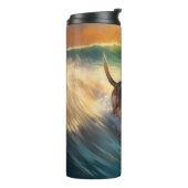 ビーグルビーチサーフィン絵画ズ タンブラー (回転左)