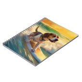 ビーグルビーチサーフィン絵画ズ ノートブック (左側)