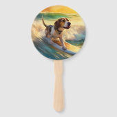 ビーグルビーチサーフィン絵画ズ ハンドファン (正面)