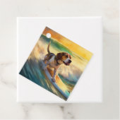 ビーグルビーチサーフィン絵画ズ フェイバータグ (インサイチュ)