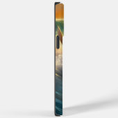 ビーグルビーチサーフィン絵画ズ Case-Mate iPhoneケース (裏面 / 右)