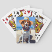 ビーグルビーチ、愛犬家のための夏の贈り物 トランプ (裏面)