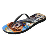 ビーグルビーチ、愛犬家のための夏の贈り物 ビーチサンダル (アングル)