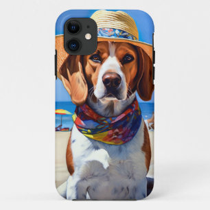 ビーグルビーチ、愛犬家のための夏の贈り物 iPhone 11 ケース