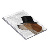 ビーグルフォーマル、ハウンドとハット ノートブック (右側)