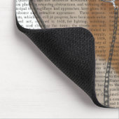 ビーグルフォーマル、ハウンドとハット マウスパッド (コーナー)