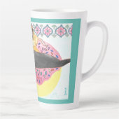 ビーグルプールパーティー カフェラテマグ (右)